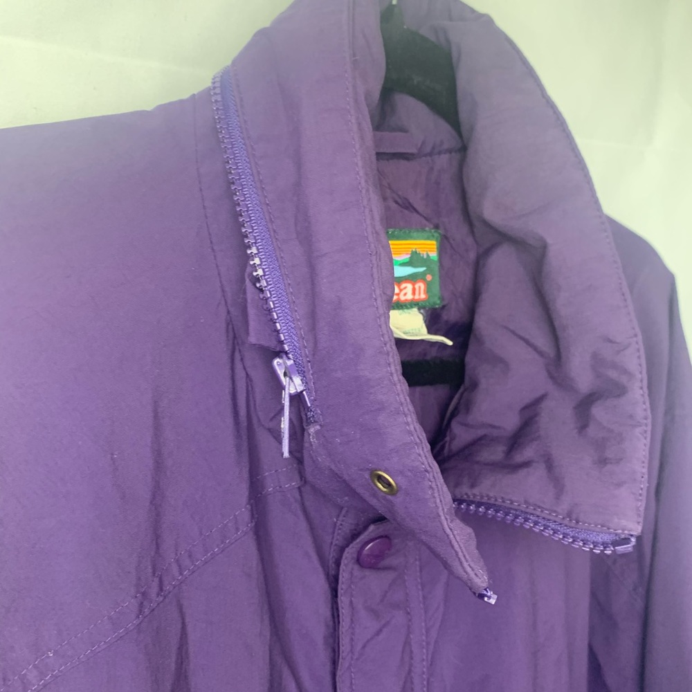 LL bean winter puffer jacket coat - Picture 5 of 8